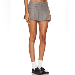 superdown Quinn Mini Skirt in Grey